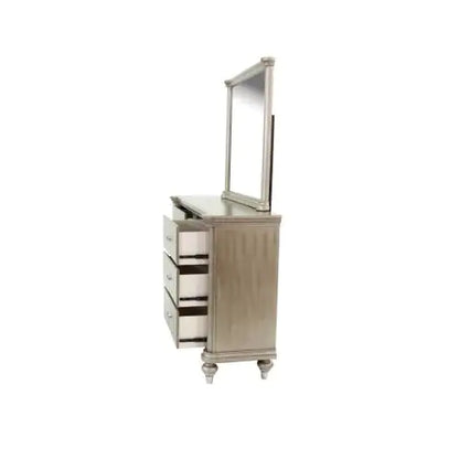 Style Loft Collection Antique Champagne Dresser and Mirror