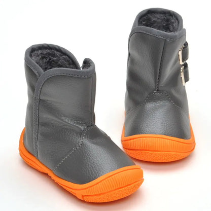 Style Loft Collection BabyLoft Cotton Booties with Rubber Sole