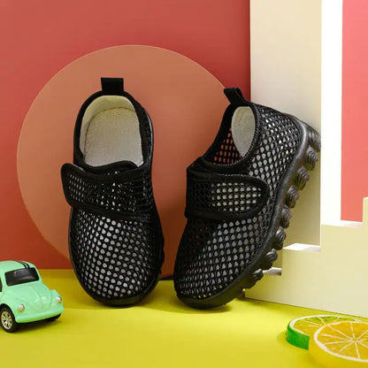 Style Loft Collection Breathable Woven Mesh Velcro Shoes