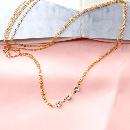 Style Loft Collection White Crystal Body Necklace