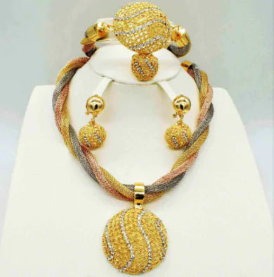 Style Loft Collection Golden African x Dubai Jewelry Set