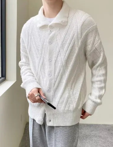 Style Loft Collection Azimut Button Up Turtle Neck Cardigan