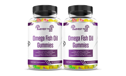 (.18) Style Loft Collection Omega Fish Oil Gummies for Joints, Heart, Vision, Brain, and Nerves