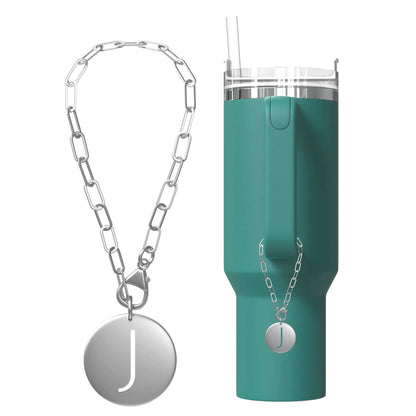 Style Loft Collection Stanley Cup Accessories Charms - Gold Or Silver Stanley Cup Charm - Initial Stanley Charms For Your Water Bottle Charms - Fits Yeti Accessories Stanley Accessories 40 Oz And Hydro Flask