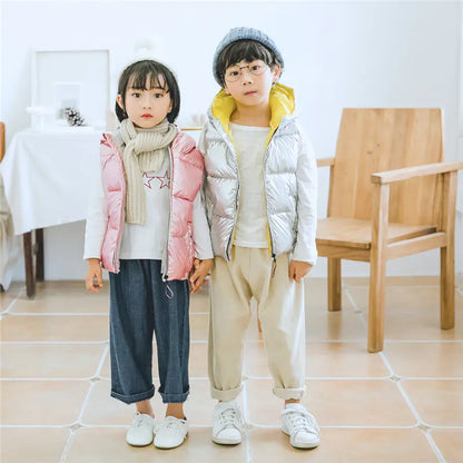 Style Loft Collection I'm Different Children's Hooded Silver Vest