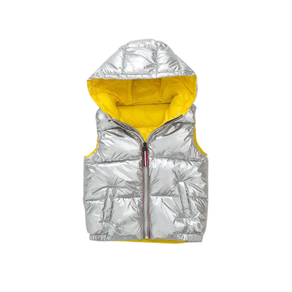 Style Loft Collection I'm Different Children's Hooded Silver Vest