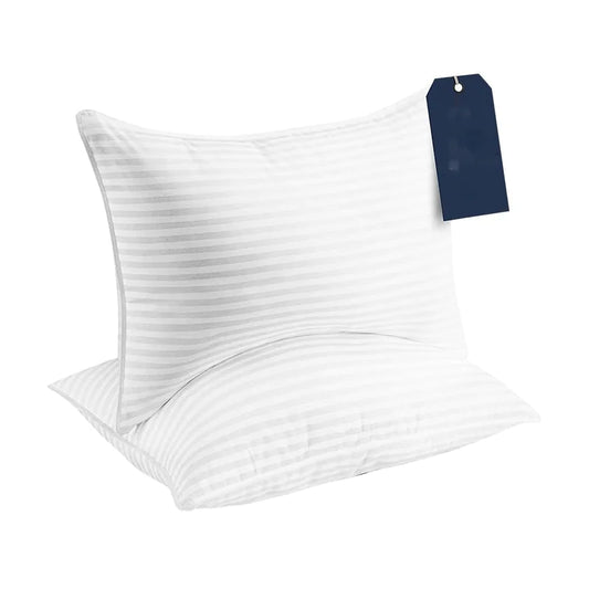 Style Loft Collection Satin Stripe Cotton Fiber Pillow Set