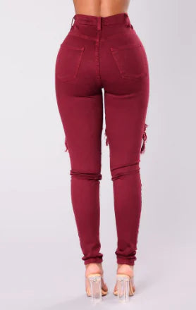 Style Loft Collection Ripped Skinny Stretch Denim Jeans