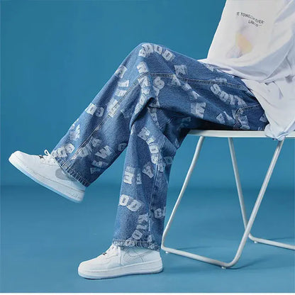 Style Loft Collection Unisex Get Like Me Loose Fit Denim Pants