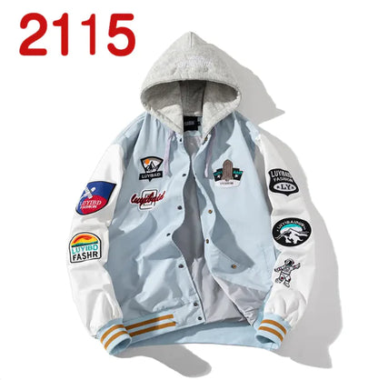 Style Loft Collection Uptown Embroidered Baseball Jacket