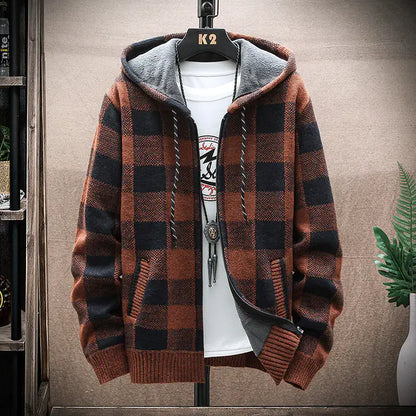 Style Loft Collection Lumberjack Checkerboard Hoodie