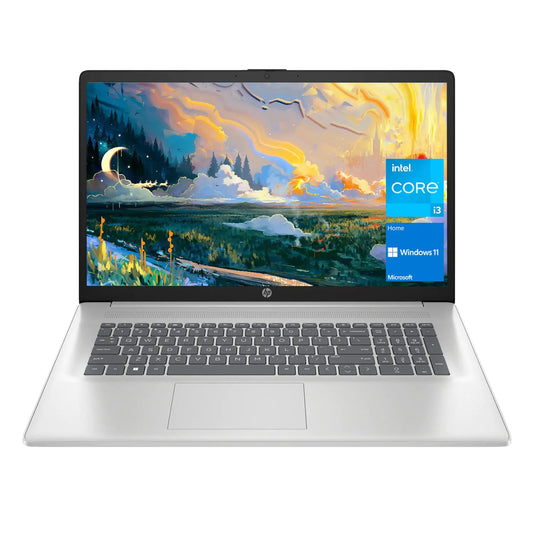 Style Loft Collection x HP 17 Laptop 17.3” HD+ Display 11th Gen Intel Core i3-1125G4 Processor 8GB RAM 256GB SSD Wi-Fi HDMI Webcam Windows 11 Home Silver