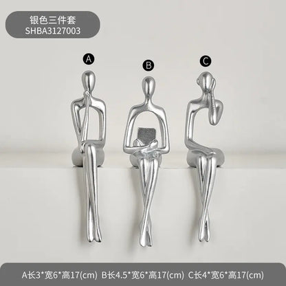 Style Loft Collection Three Piece Abstract Figurine Set