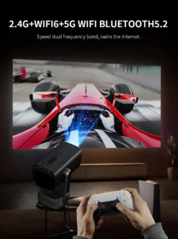 Style Loft Collection CyberStyle Wireless 4K Portable Projector and Bluetooth Speaker