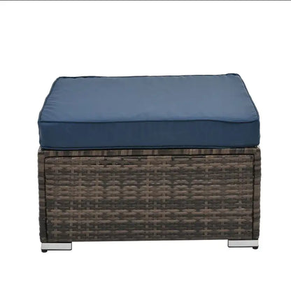 Style Loft Collection All-Weather Wicker Patio Set with Glass Table