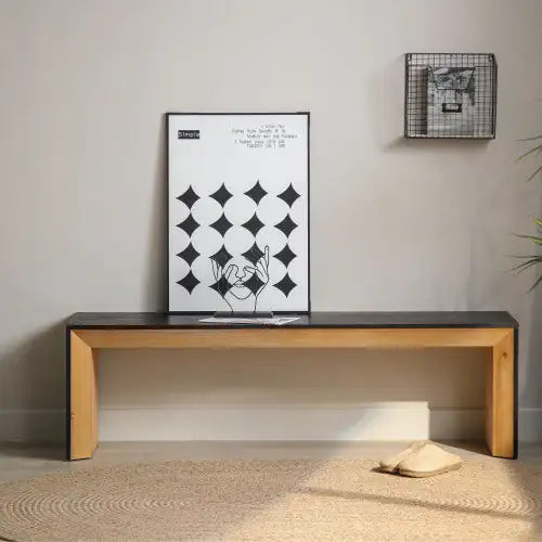 Style Loft Collection Modern Multi-use Wooden Bench