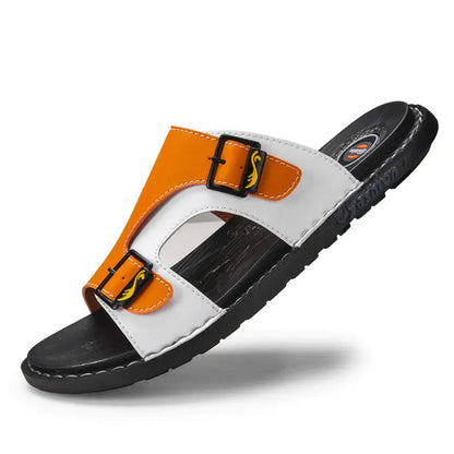 Style Loft Collection LoftLab Avelure Beachcruiser Leather Slippers