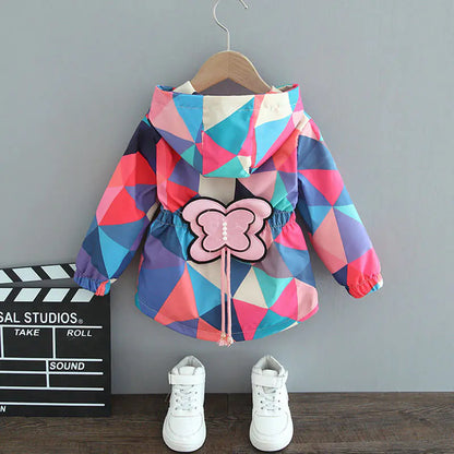 Style Loft Collection Butterfly Diamond Windbreaker