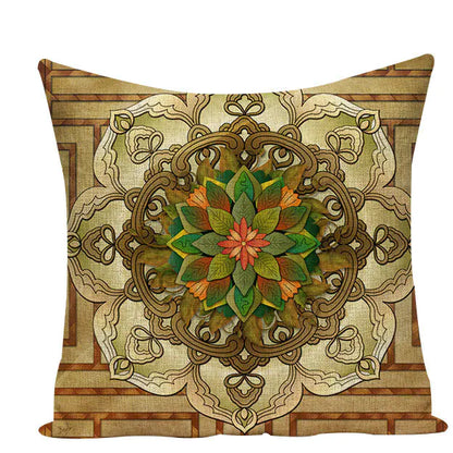 Style Loft Collection Cotton Mandala Meditating Pillow Cover