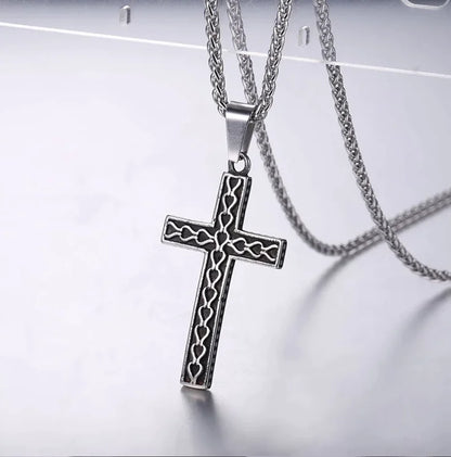 Style Loft Collection Vaelisse Stainless Steel Cross Necklace