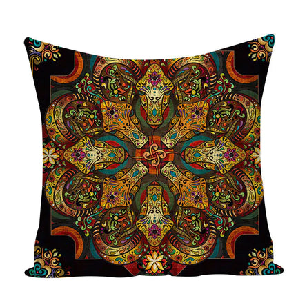 Style Loft Collection Cotton Mandala Meditating Pillow Cover