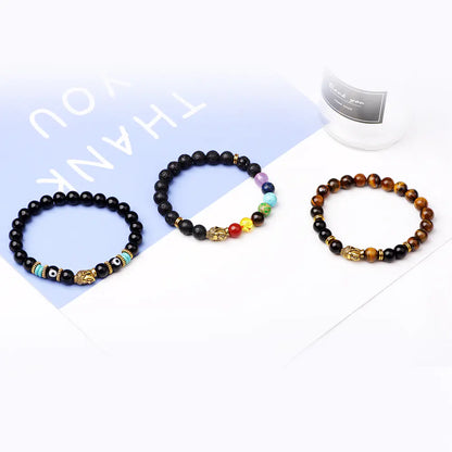 Style Loft Collection Agate Lava Stone Charm Bracelet