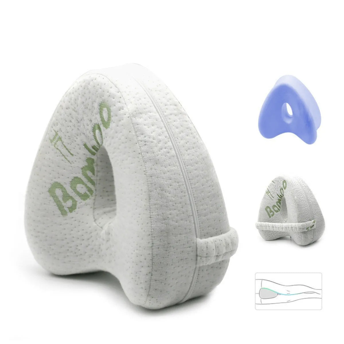 Style Loft Collection Heart-Shaped Memory Foam Leg Pillow