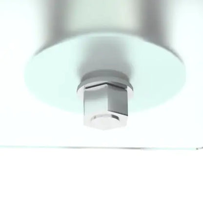 Style Loft Collection Elegant Black Glass Coffee Table