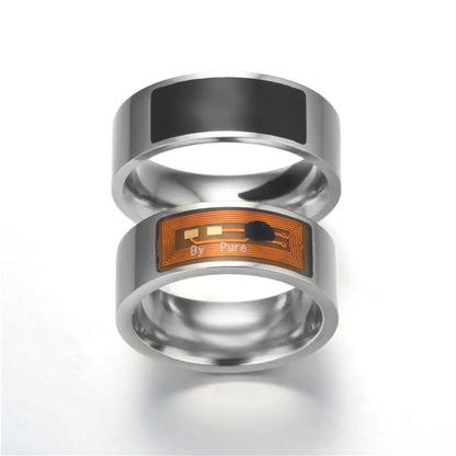 Style Loft Collection CyberStyle Stainless Steel Near Field Communication (NFC) Smart Ring