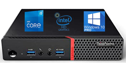 Style Loft Collection x Lenovo ThinkCentre M700 Tiny Desktop Computer Intel Core i5-6500T Upto 3.1GHz 32GB RAM 1TB SSD 4K 3-Monitor Support DisplayPort VGA HDMI AC Wi-Fi Bluetooth - Windows 10 Pro (Renewed)
