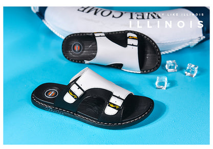 Style Loft Collection LoftLab Avelure Beachcruiser Leather Slippers