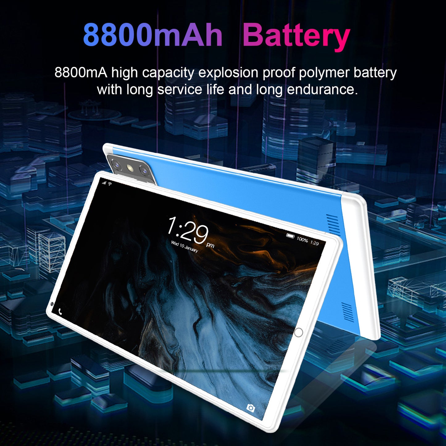 Style Loft Collection CyberStyle UltraSpeed 8-Inch HD 12 Core 5G Android HD Tablet