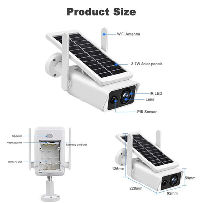 Style Loft Collection SecureStyle EcoVision Solar Night Vision Security Cam