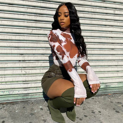 Style Loft Collection Coquette & Co. Silk Elegance Long Sleeve Bodysuit