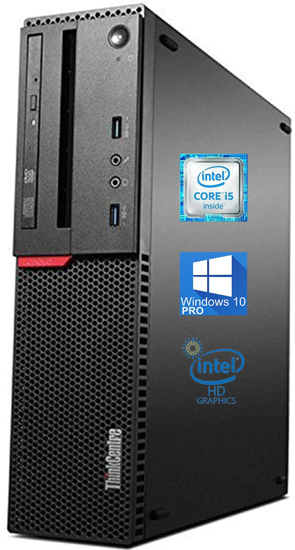 Style Loft Collection x Lenovo ThinkCentre M900 SFF Desktop Computer Intel Core i5-6500 Upto 3.6GHz 16GB RAM 1TB SSD 4K 2-Monitor Support DisplayPort HDMI AC Wi-Fi Bluetooth - Windows 10 Pro (Renewed)