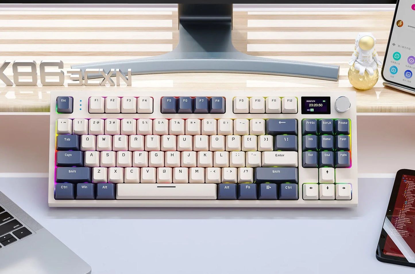 Style Loft Collection CyberStyle Streamline Illuminated Wireless Keyboard