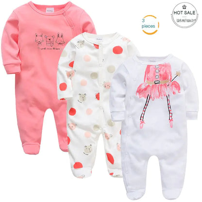 Style Loft Collection BabyStyle Charlette Haute 3-Piece Long Sleeve Onesies