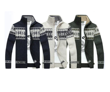 Style Loft Collection Oullins Jacquard Sweater Coat