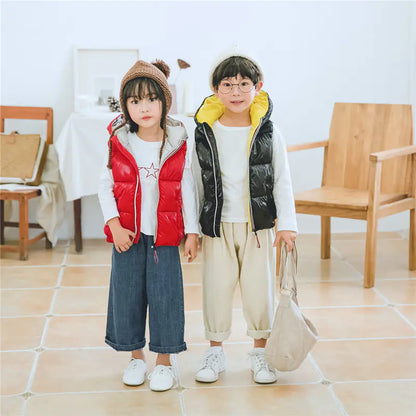 Style Loft Collection I'm Different Children's Hooded Silver Vest