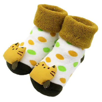 Style Loft Collection Animal Steppers Non-Slip Socks