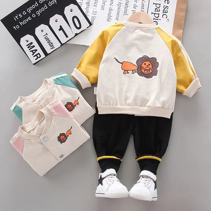 Style Loft Collection BabyStyle Eclat & Elegance Lion Cartoon 3-Piece Tracksuit