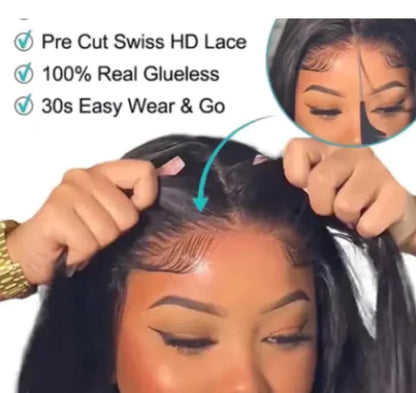 Style Loft Collection Body Wave Glueless Real Human Hair Wig