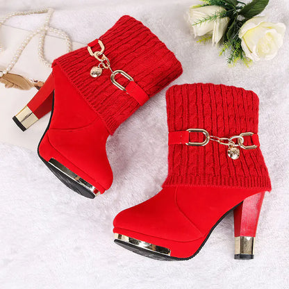 Style Loft Collection Saint-Jean-de-Maurienne Mid-Calf Suede Boots