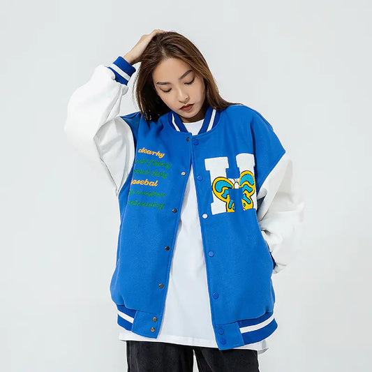 Style Loft Collection Embroidered Baseball Jacket