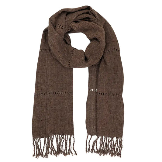 Style Loft Collection Brown Laos Scarf