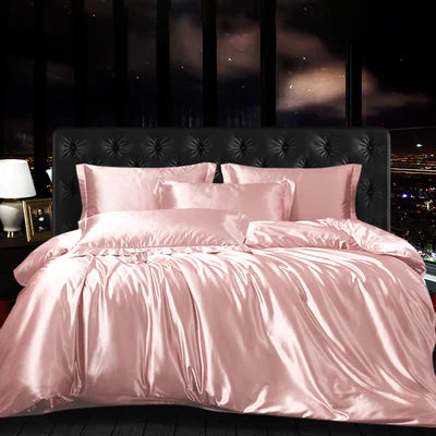 Style Loft Collection Luxurious Silk 4-Piece Bedding Set