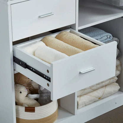 Style Loft Collection Stand Alone Closet Organizer with Drawers and Shelves