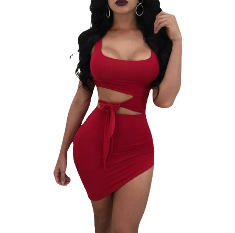 Style Loft Collection Belted Panorama City Dress