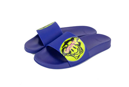 Style Loft Collection x Versace Gomma St. Medusa Smile Lapis Lazuli Lime Pool Slides