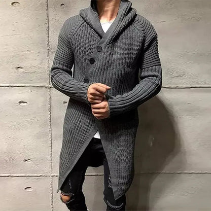 Style Loft Collection What You Trying To Do For Me Baby Long Knitted Hooded Cardigan Sweater
